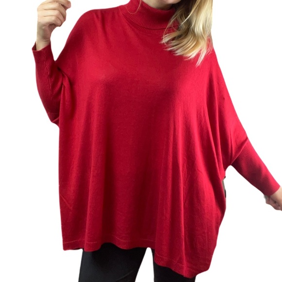 NWT Calvin Klein Turtleneck Dolman Sleeve sweater - Picture 7 of 8